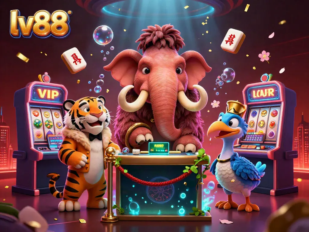 Experience thrilling gameplay at lv88, featuring vibrant characters and engaging casino game elements.