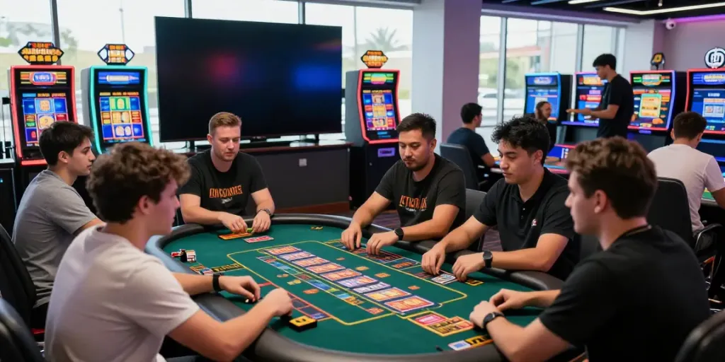 Thrilling gaming experience at DU88 with diverse players engaged in live casino action at https://du88az.net/.