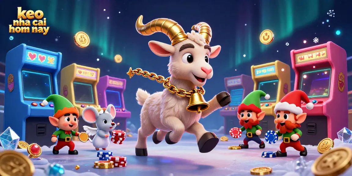 Play exciting keo nha cai hom nay at the vibrant holiday casino with Krampus goat and mischievous elf gremlins.